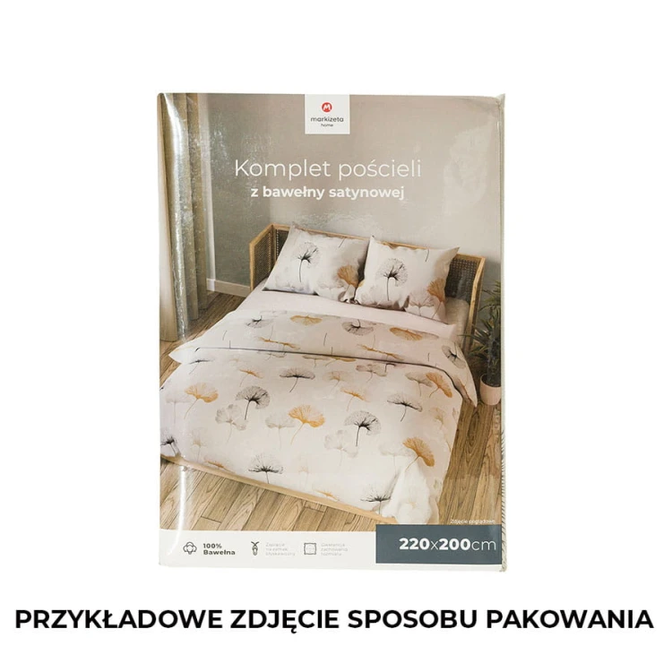 GINKO Komplet pościeli z bawełny satynowej 160x200cm 100079/SAT/000/160200/1