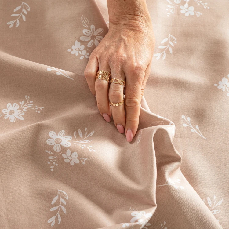 VELORA Komplet pościeli z bawełny satynowej 160x200cm 100105/SAT/000/160200/1