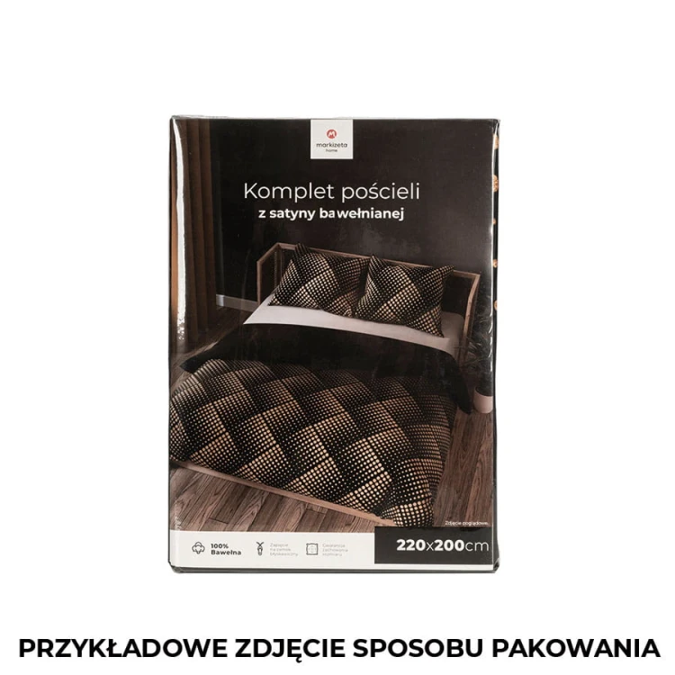 LUXE Komplet pościeli z bawełny satynowej 220x200cm 100057/SAT/000/220200/1