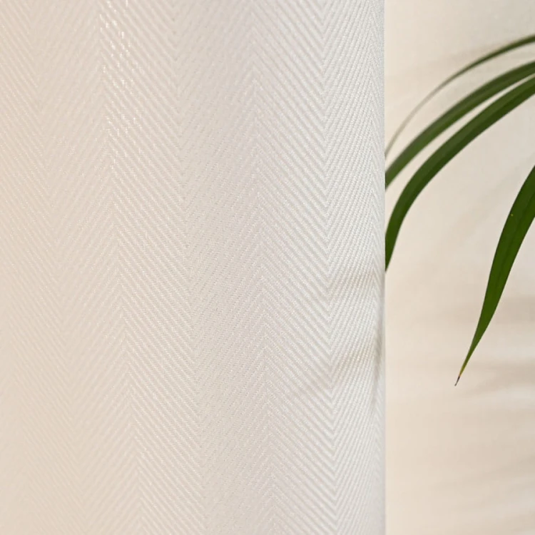 JODEŁKA Zasłona gotowa na taśmie, szerokość 140cm x wysokość 250cm, kolor 007 kremowy 724330/ZGT/007/140250/1