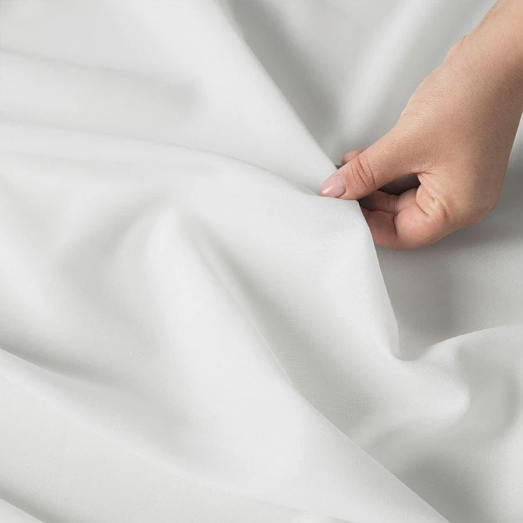 BASIC Zasłona gotowa na przelotkach, szerokość 145 x wysokość 170cm, kolor 010 biały TD0005/ZGP/010/145170/1