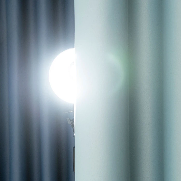 DONA Zasłona gotowa typu blackout na przelotkach, szerokość 140cm x wysokość 250cm, kolor 227 szałwiowy zielony TD0015/ZGP/227/140250/1