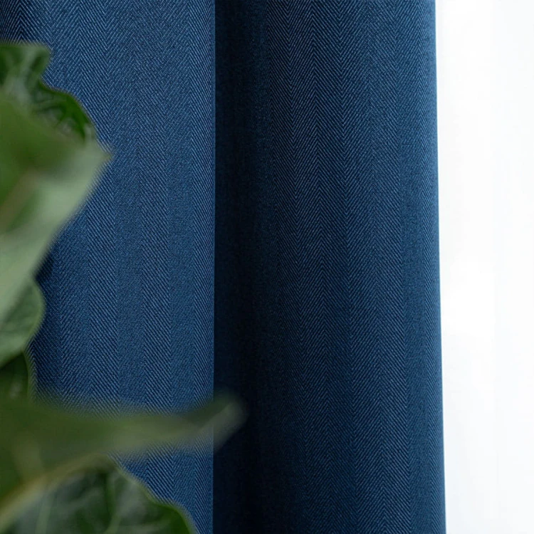 JODEŁKA Zasłona gotowa na przelotkach, szerokość 140cm x wysokość 250cm, kolor 011 niebieski 724330/ZGP/011/140250/1