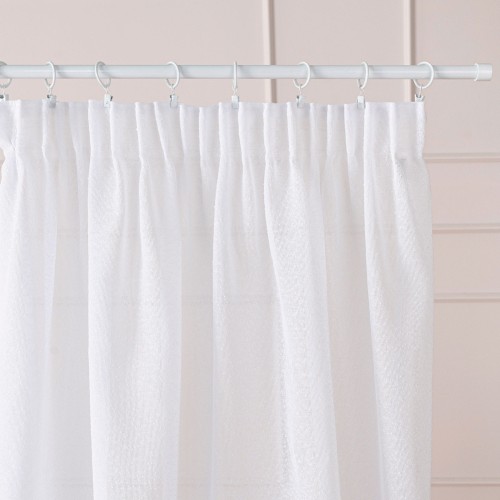 Firana gotowa na taśmie, szerokość 140cm x wysokość 250cm, kolor 001 biały 424121/FGT/001/140250/1