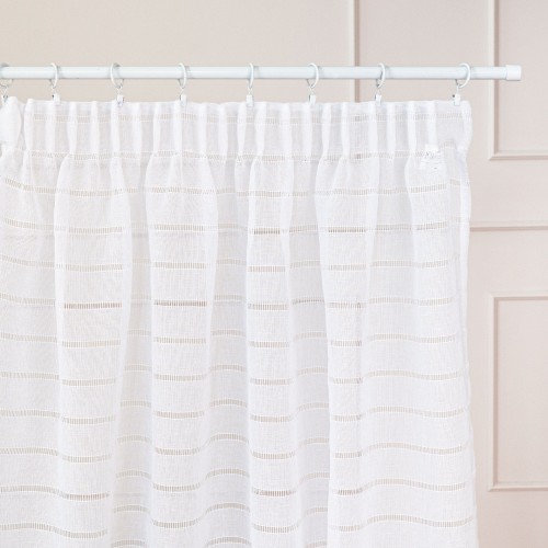 Firana gotowa na taśmie, szerokość 140cm x wysokość 250cm, kolor 001 biały 424088/FGT/001/140250/1