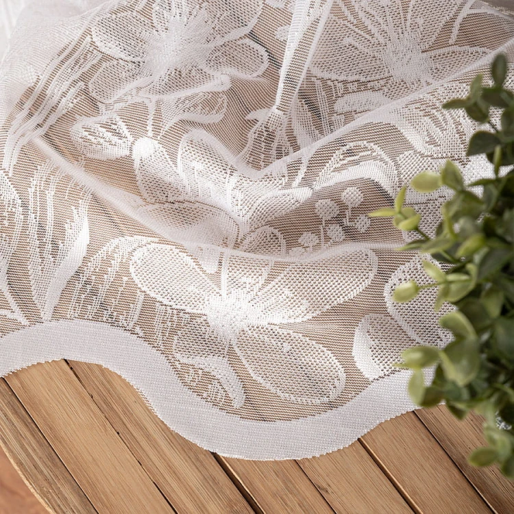 Firanka żakardowa, wysokość 250cm, kolor biały
