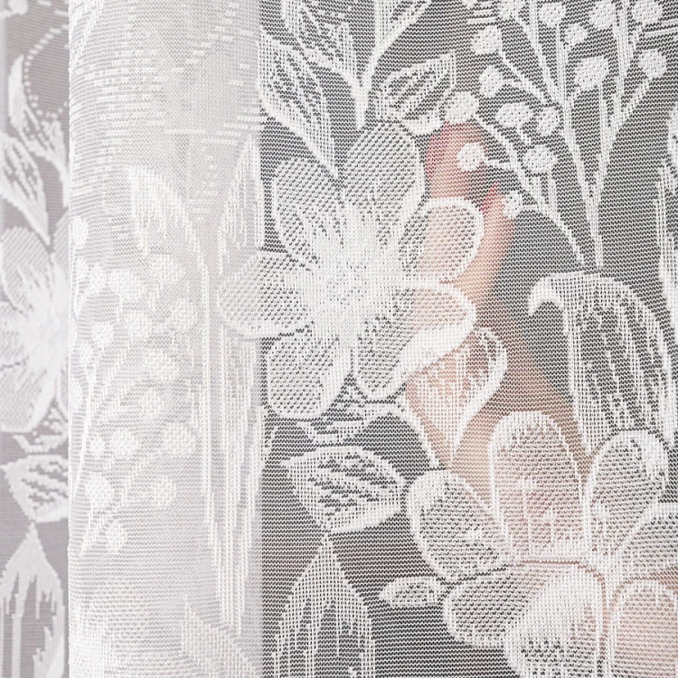 Firanka żakardowa, wysokość 250cm, kolor biały