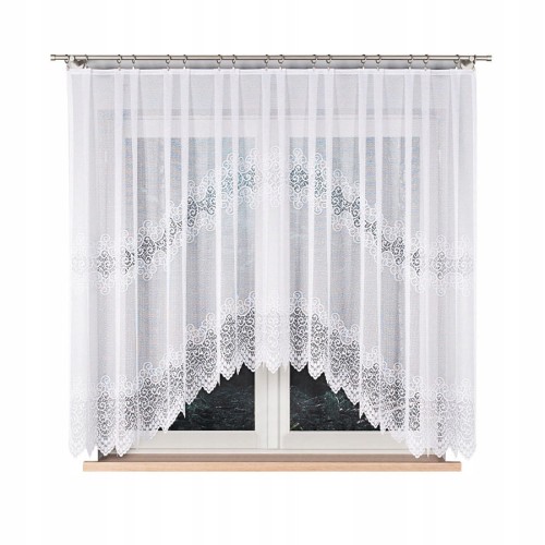 Firana klasyczna żakard w łuk Violetta 300 cm x 160