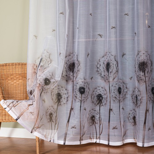 DMUCHAWCE Firanka żakardowa 023426, wysokość 220cm, kolor  biały