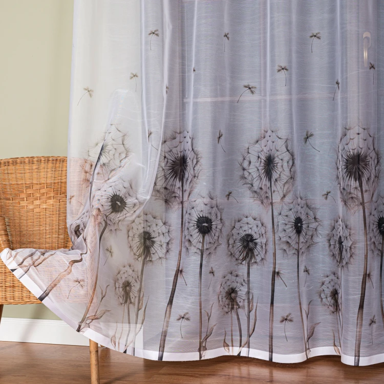 DMUCHAWCE Firanka żakardowa 023426, wysokość 220cm, kolor  biały