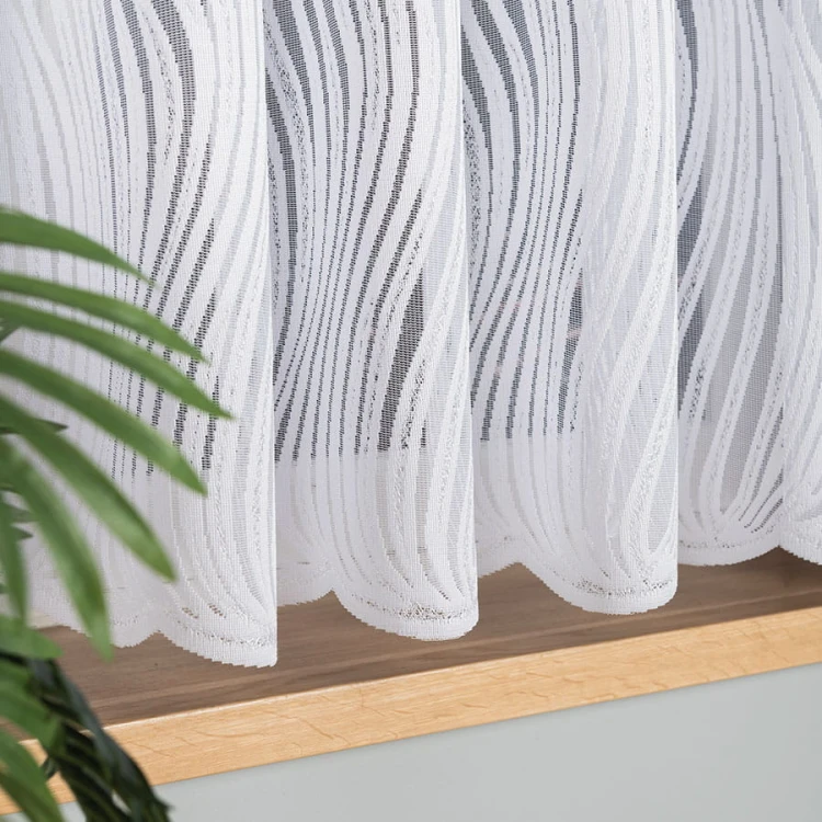 Firanka żakardowa, wysokość 160cm, kolor  biały