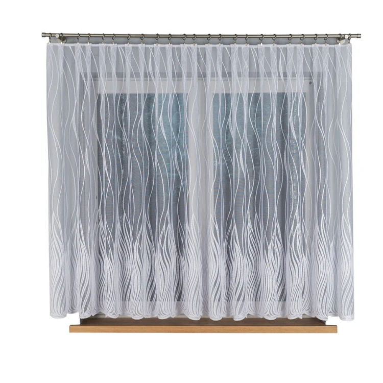 Firanka żakardowa, wysokość 160cm, kolor  biały