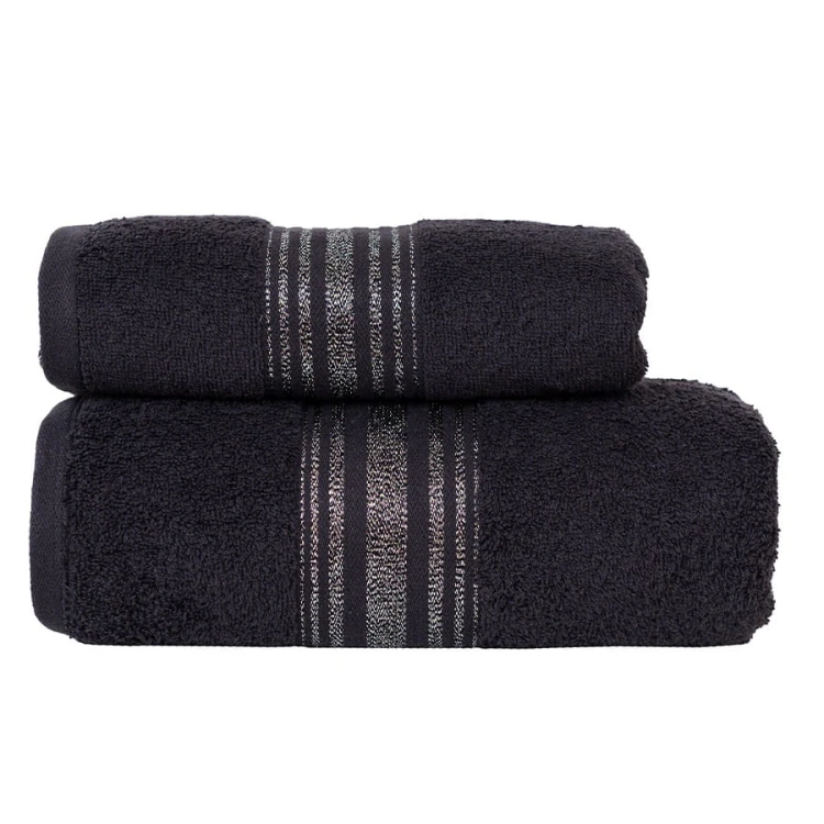 OSKAR Ręcznik, 70x140cm,  czarny