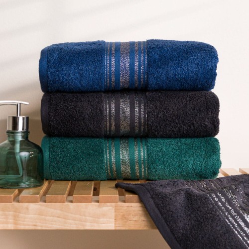 OSKAR Ręcznik, 70x140cm,  czarny