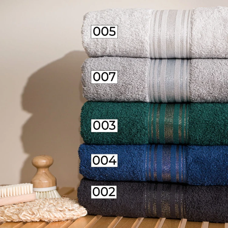 OSKAR Ręcznik, 70x140cm,  czarny