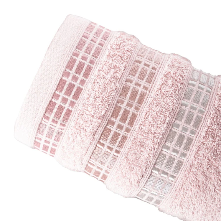 LUXURY Ręcznik, 50x90cm, pudrowy