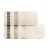 LUXURY Ręcznik, 50x90cm, kremowy