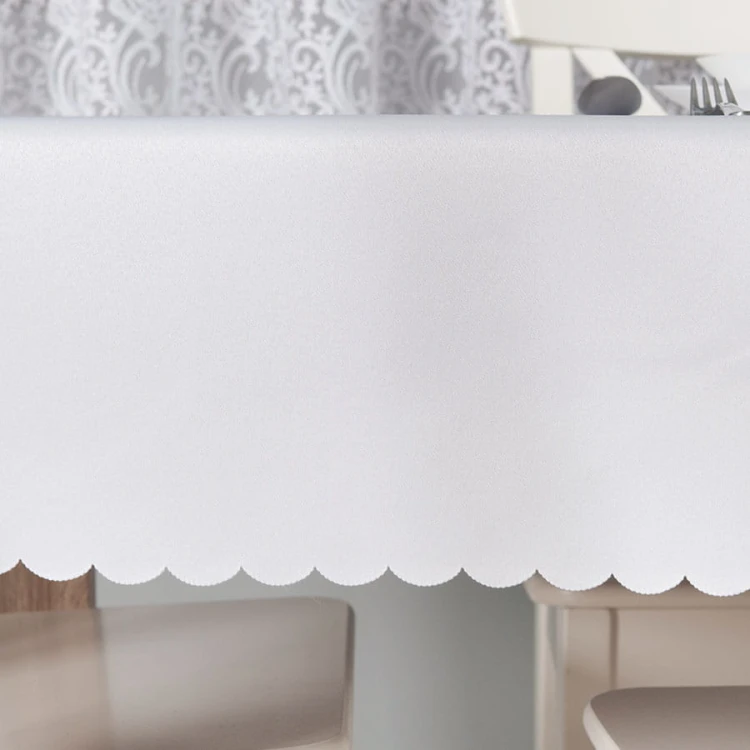 LARA Obrus wodoodporny, fi 160cm, biały