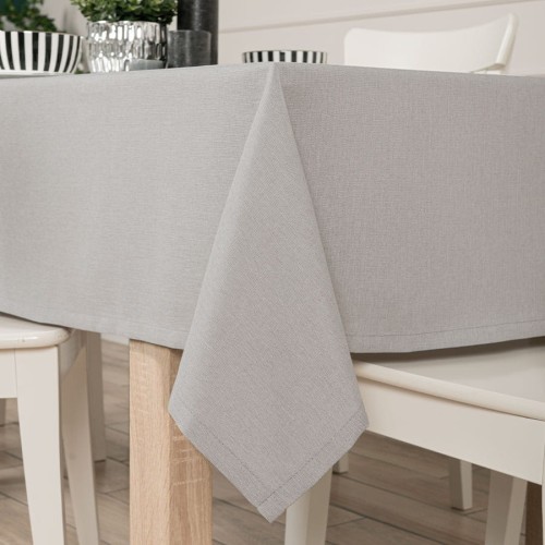 ARUBA Obrus wodoodporny, 140x220cm, szary