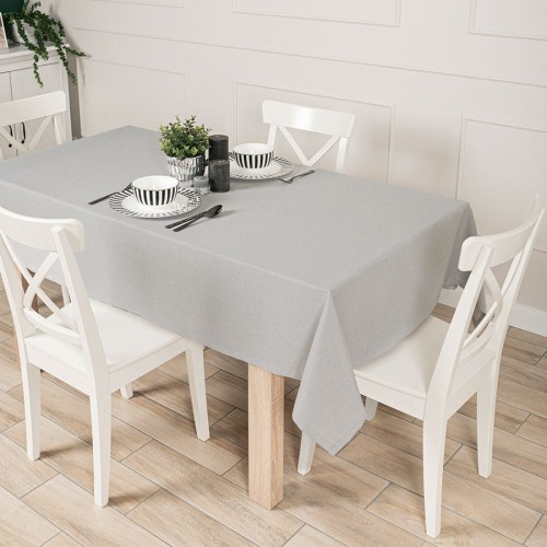 ARUBA Obrus wodoodporny, 140x220cm, szary