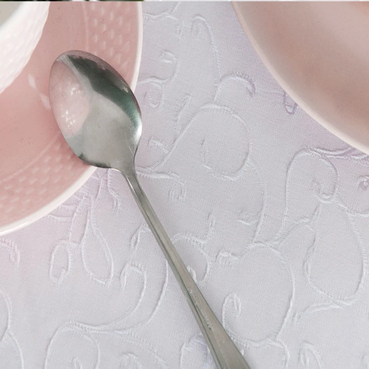 FLORA Obrus wodoodporny, 140x260cm, biały