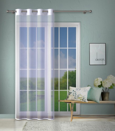 Firanka żakardowa gotowa, szerokość 140 x wysokość 250cm, kolor biały 001 465023/000/401/000813/1