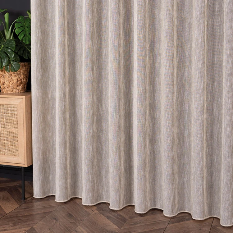 DALIDA Firana fantazyjna, wysokość 300cm, kolor biało oliwkowy