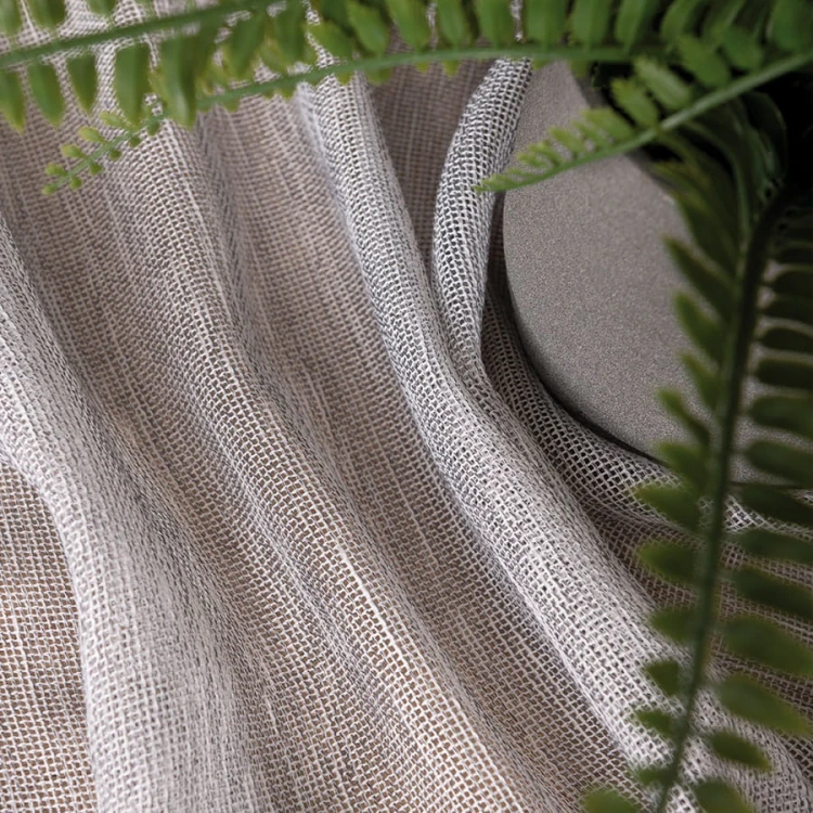 DALIDA Firana fantazyjna, wysokość 300cm, kolor biało szary