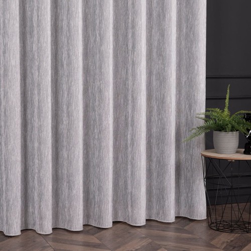 DALIDA Firana fantazyjna, wysokość 300cm, kolor biało szary