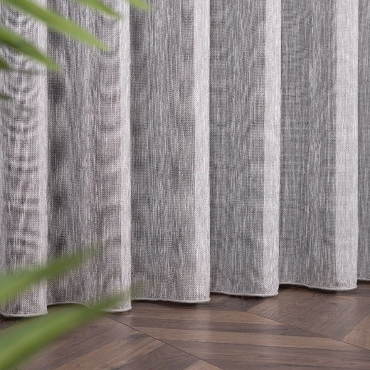 DALIDA Firana fantazyjna, wysokość 300cm, kolor biało szary