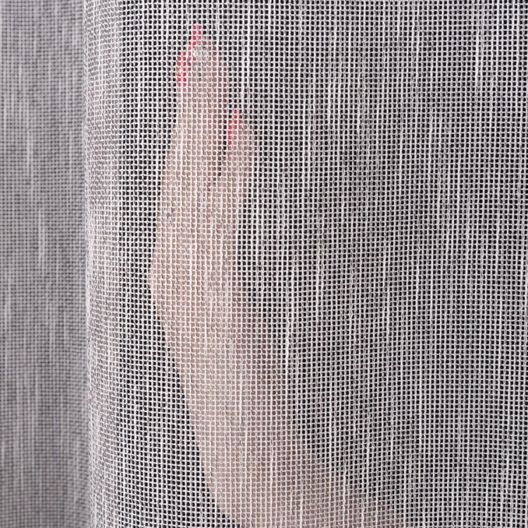 DALIDA Firana fantazyjna, wysokość 300cm, kolor biało szary