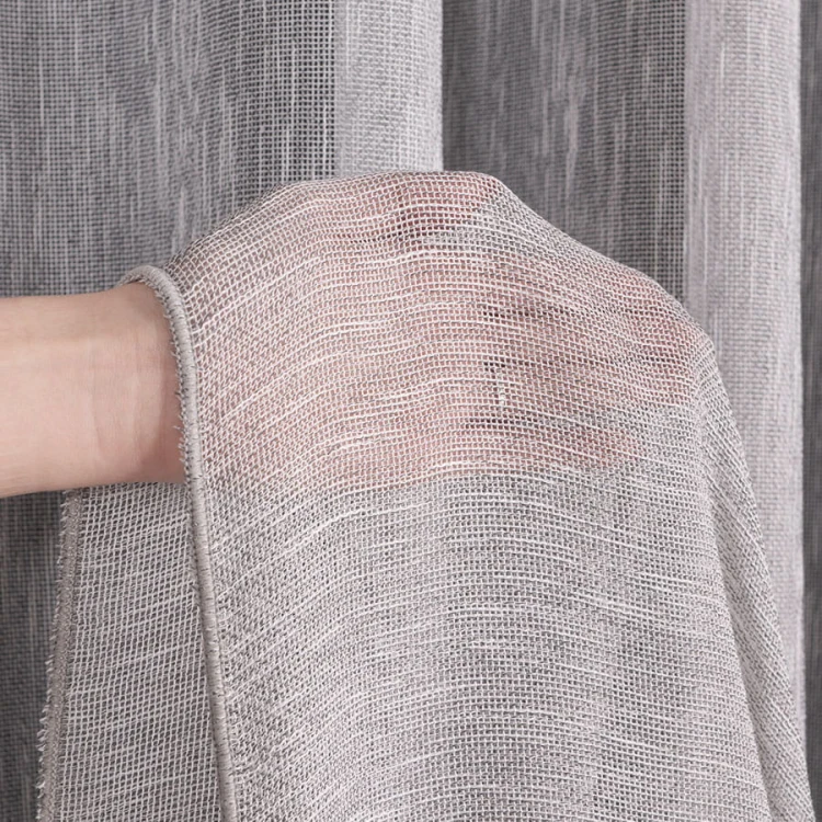 DALIDA Firana fantazyjna, wysokość 300cm, kolor biało szary