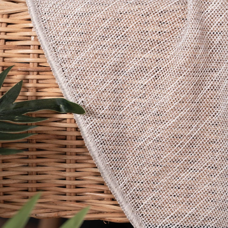 DALIDA Firana fantazyjna, wysokość 300cm, kolor biało brązowy