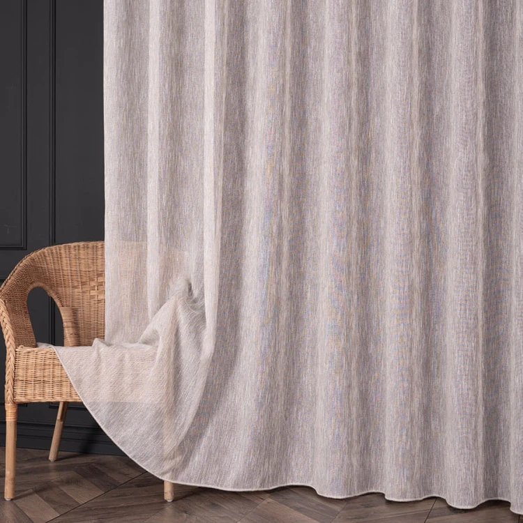 DALIDA Firana fantazyjna, wysokość 300cm, kolor biało brązowy