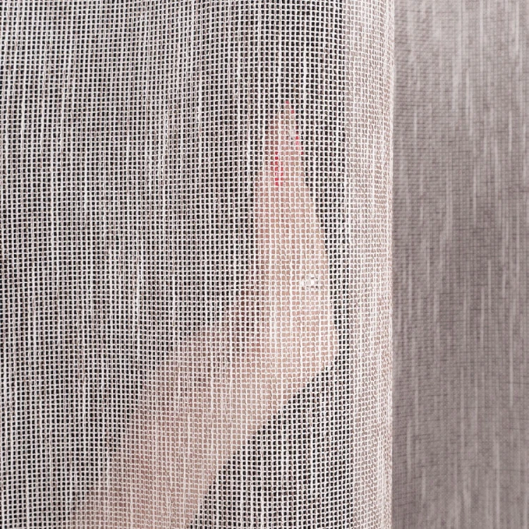 DALIDA Firana fantazyjna, wysokość 300cm, kolor biało brązowy