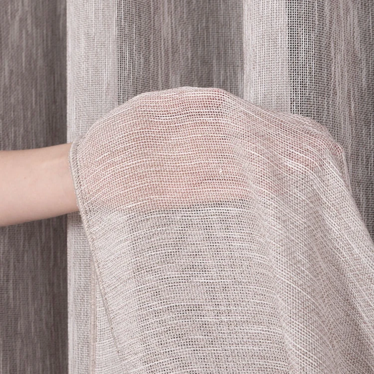 DALIDA Firana fantazyjna, wysokość 300cm, kolor biało brązowy