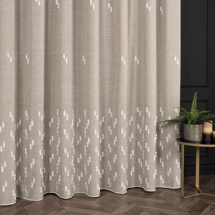 ALEXA Firana fantazyjna, wysokość 300cm, kolor chłodny beż