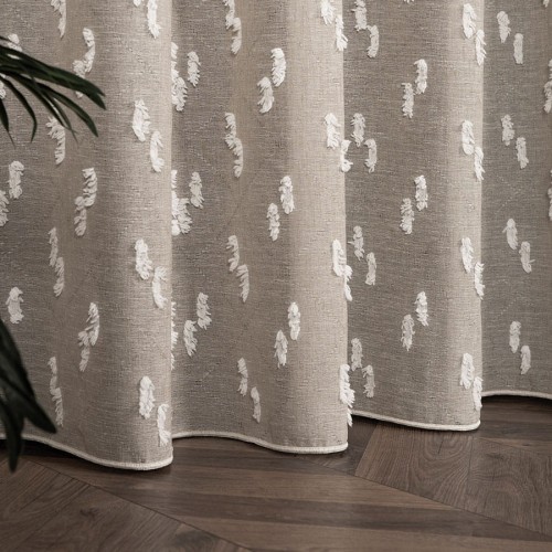 ALEXA Firana fantazyjna, wysokość 300cm, kolor chłodny beż