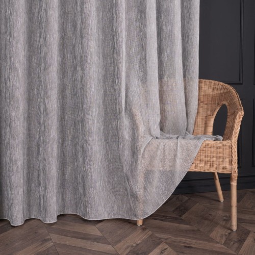 DALIDA Firana fantazyjna, wysokość 300cm, kolor biało czarny