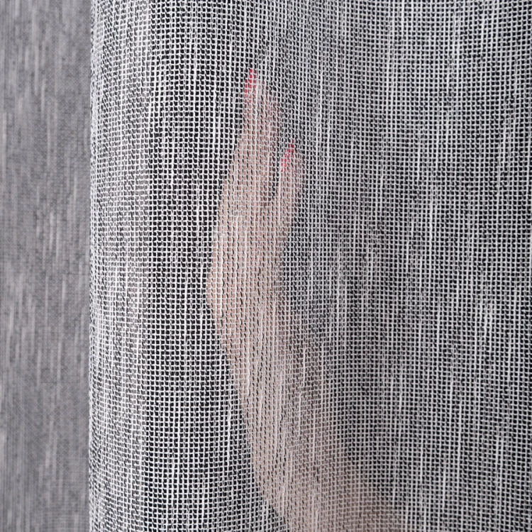 DALIDA Firana fantazyjna, wysokość 300cm, kolor biało czarny