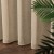 PETRA Firanka z ołowianką, wysokość 320cm, kolor beżowy