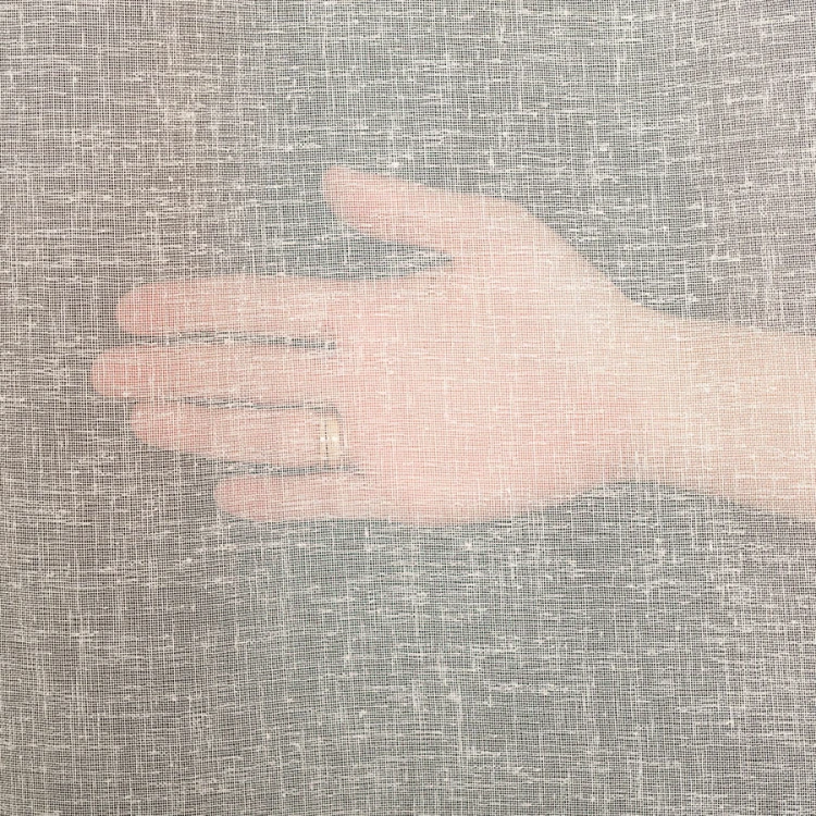 PETRA Firanka z ołowianką, wysokość 320cm, kolor kremowy