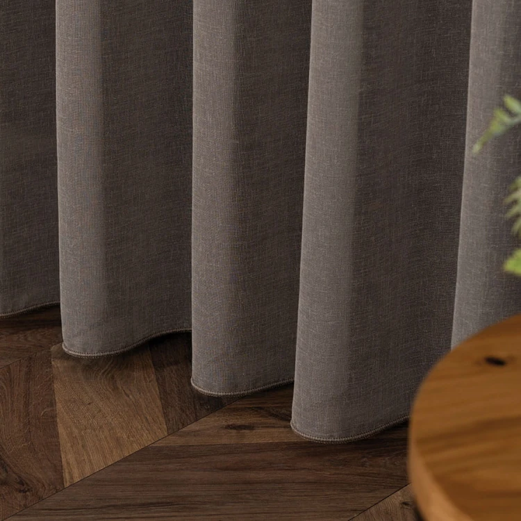 PETRA Firanka z ołowianką, wysokość 320cm, kolor brązowy