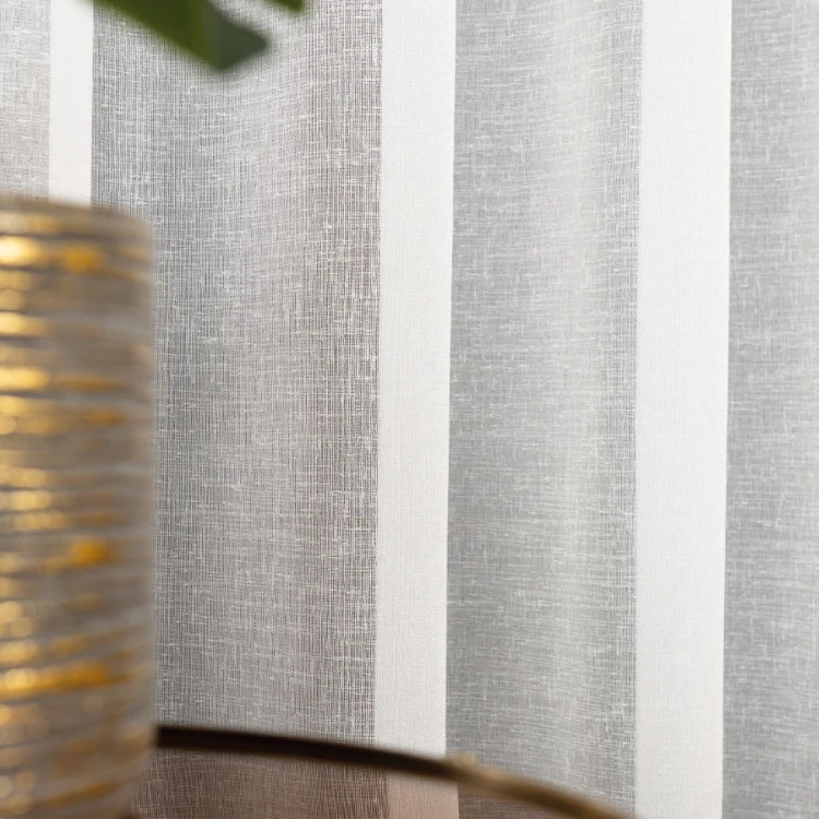 PETRA Firanka z ołowianką, wysokość 320cm, kolor offwhite