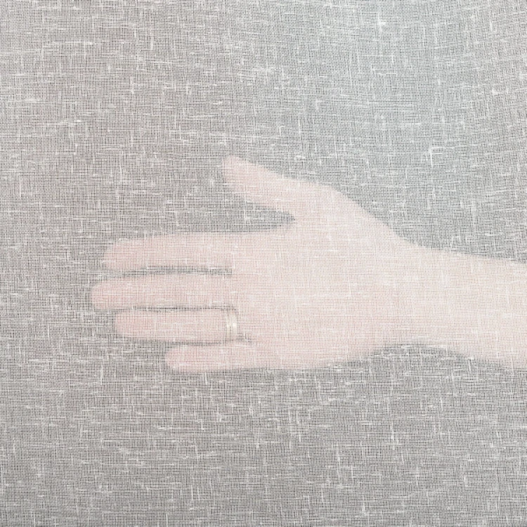 PETRA Firanka z ołowianką, wysokość 320cm, kolor offwhite