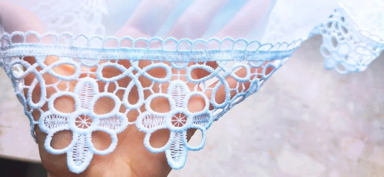 FIRANA ZAZDROSTKA do kuchni Woal z koronką 150x50