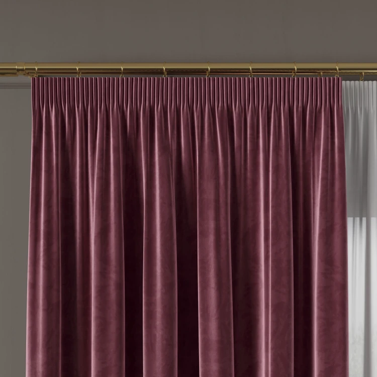 VELVET Tkanina dekoracyjna, wysokość 300cm, kolor 045 bordowy VELVET/TZP/045/000300/1
