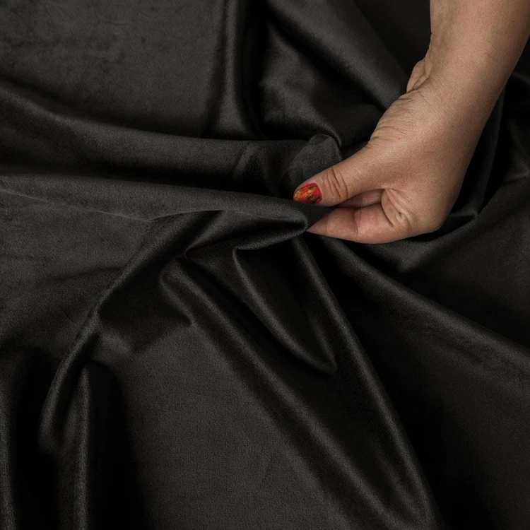 VELVET Tkanina dekoracyjna, wysokość 300cm, kolor 084 grafitowy VELVET/TZP/084/000300/1