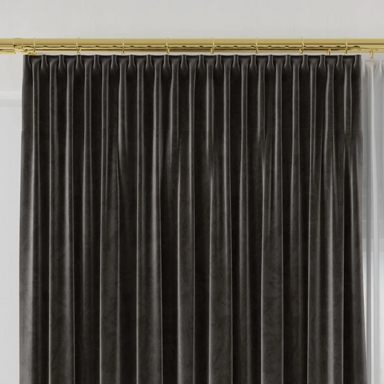 VELVET Tkanina dekoracyjna, wysokość 300cm, kolor 084 grafitowy VELVET/TZP/084/000300/1