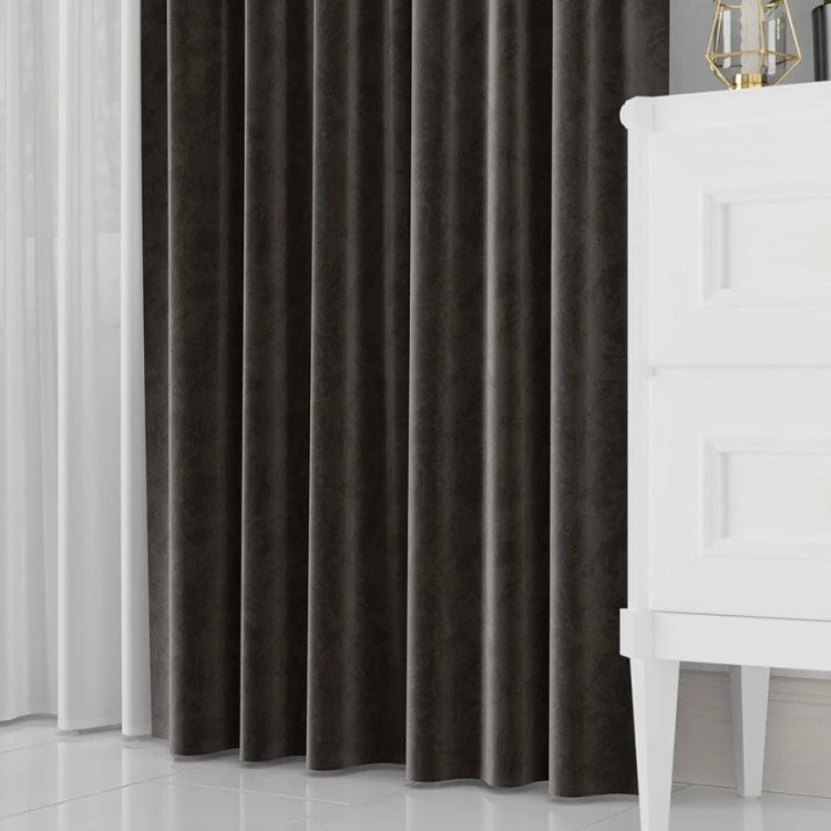 VELVET Tkanina dekoracyjna, wysokość 300cm, kolor 084 grafitowy VELVET/TZP/084/000300/1